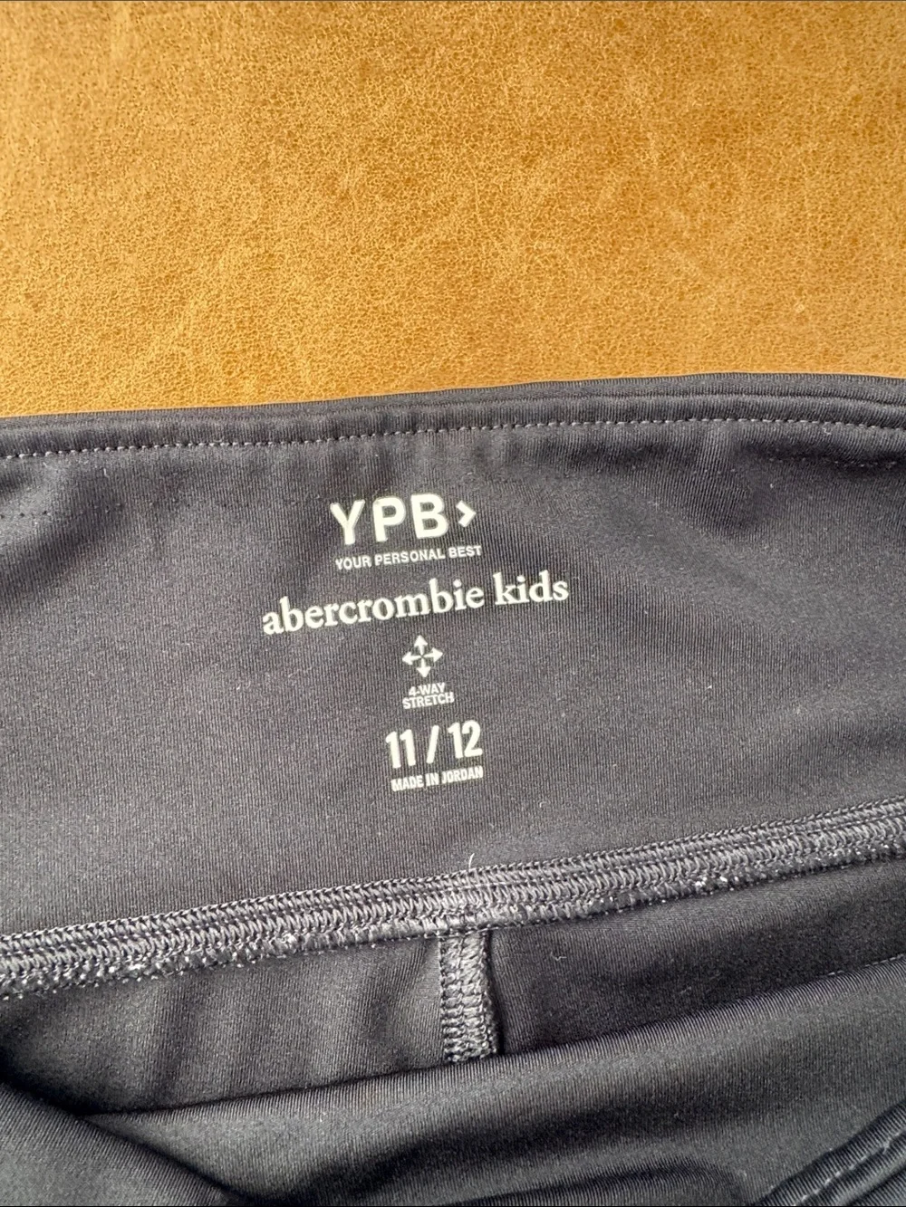 abercrombie kids Black Flared Leggings girls size 11/12